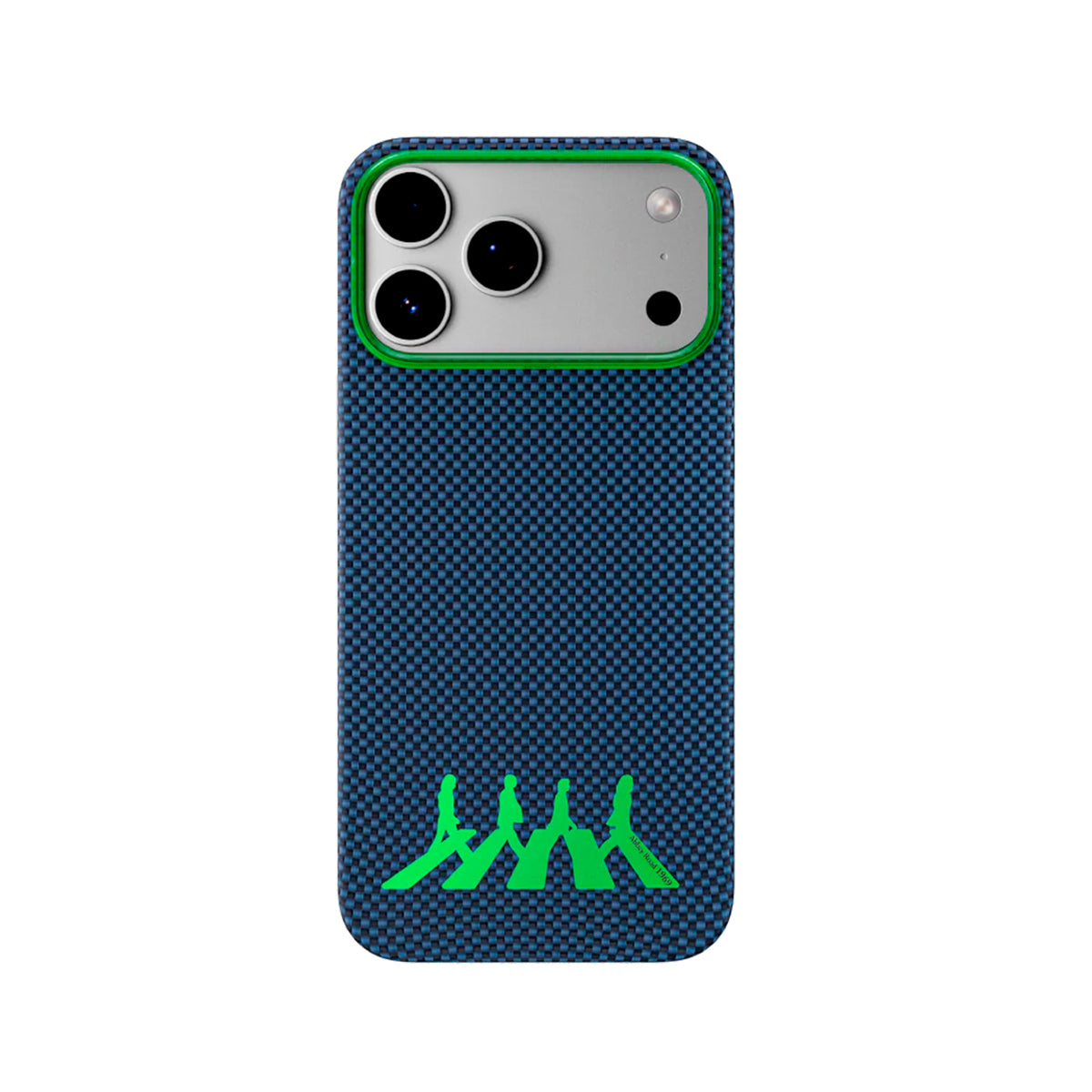 AIRITY Funda Abbey Road 1969 de Fibra de Aramida para iPhone 17 Pro/18 Pro Compatible con MagSafe, Abbey Green