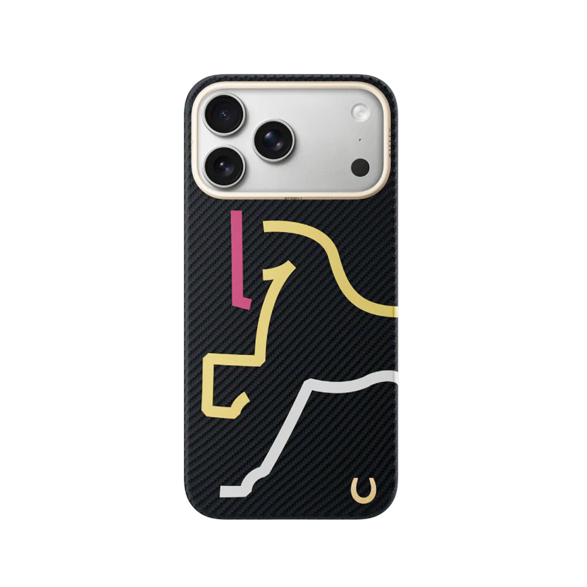 AIRITY Funda de Fibra de Aramida Edición Limitada Año del Caballo para iPhone 17 Pro/18 Pro Compatible con MagSafe, Mystic Neon