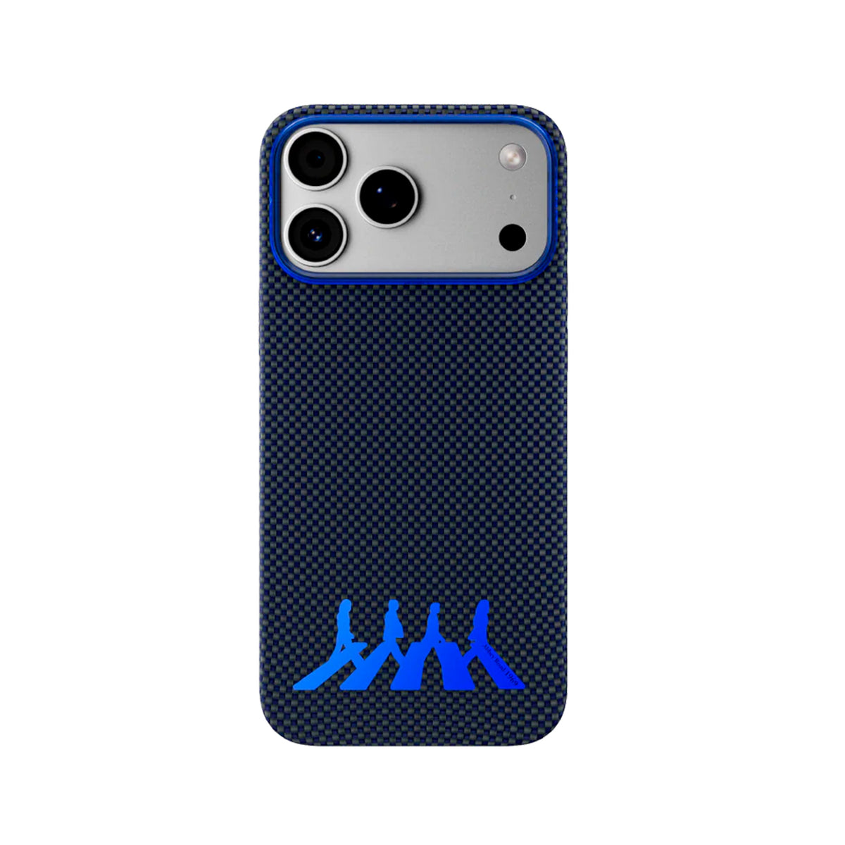 AIRITY Funda Abbey Road 1969 de Fibra de Aramida para iPhone 17 Pro Max/18 Pro Max Compatible con MagSafe, Abbey Blue