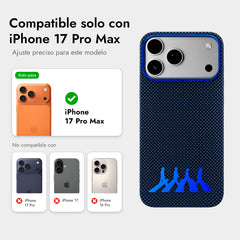 AIRITY Funda Abbey Road 1969 de Fibra de Aramida para iPhone 17 Pro Max Compatible con MagSafe, Abbey Blue