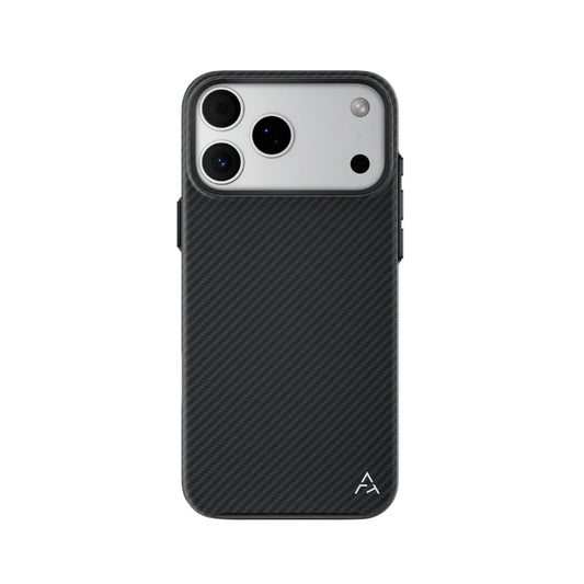 AIRITY Funda Ink-Dark Eastern de Fibra de Aramida para iPhone 17 Pro Compatible con MagSafe, Black