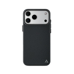 AIRITY Funda Ink-Dark Eastern de Fibra de Aramida para iPhone 17 Pro Compatible con MagSafe, Black