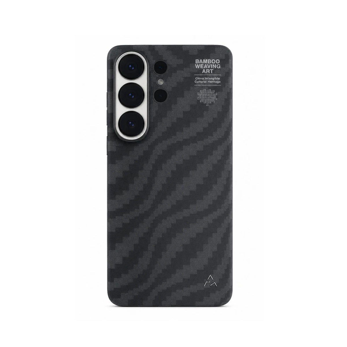 AIRITY Funda de Fibra de Aramida con Tejido de Bambú para Galaxy S26 Ultra con Anillo Magnético, Fog Black