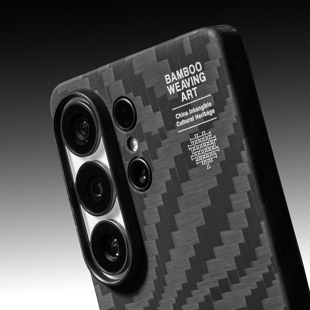 AIRITY Funda de Fibra de Aramida con Tejido de Bambú para Galaxy S26 Ultra con Anillo Magnético, Fog Black