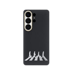 AIRITY Funda Abbey Road 1969 de Fibra de Aramida para Galaxy S26 Ultra con Anillo Magnético, Abbey Silver