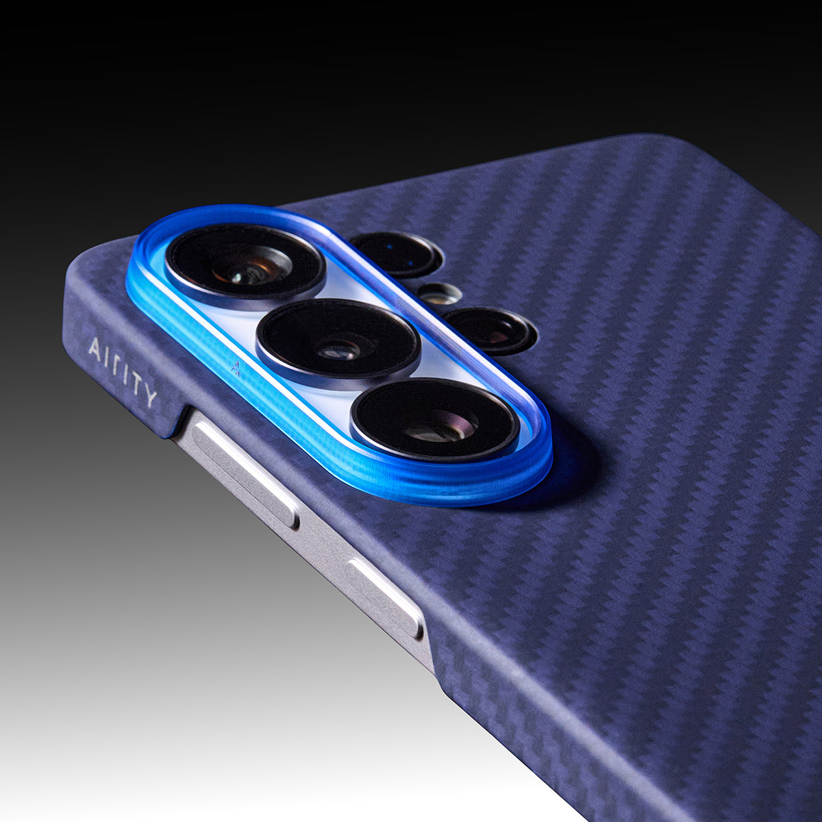 AIRITY Funda Ink-Dark Eastern de Fibra de Aramida para Galaxy S26 Ultra con Anillo Magnético, Space Blue
