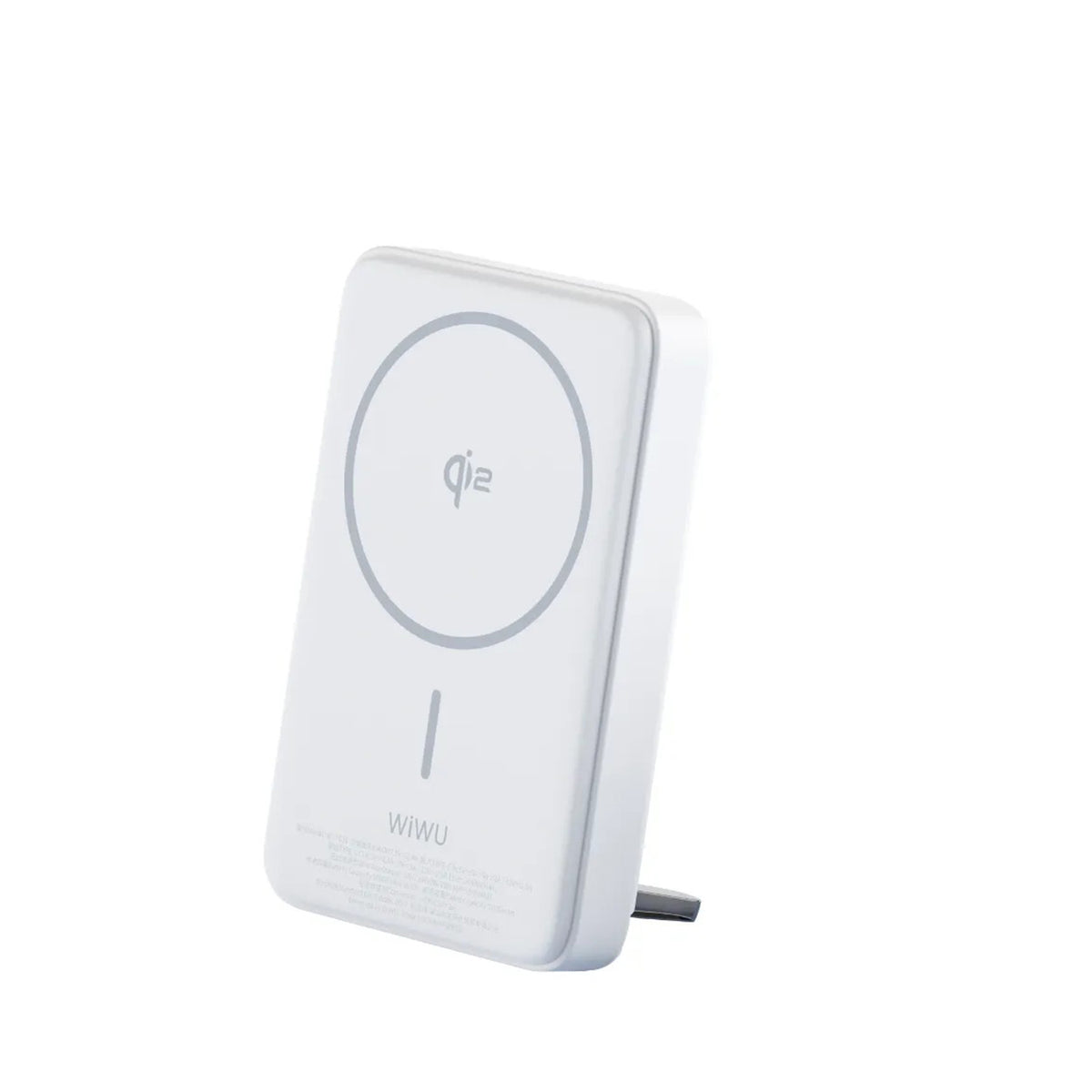WIWU Powerbank Magnético – 10000 mAh Qi 2.0 con Soporte WI-P031