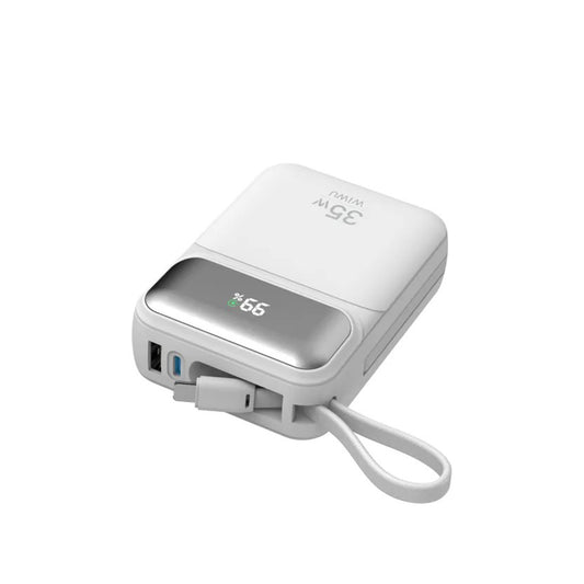 WIWU Powerbank – 20000 mAh 35W CCC Galaxy Blanco