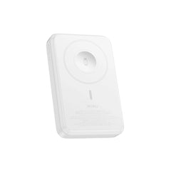 WIWU Power Bank Duke 10000mAh 22,5W con Cables USB-C y Lightning Integrados, Blanco