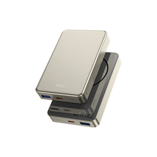 WIWU Powerbank – 10000 mAh CCC Ultrafino Dorado