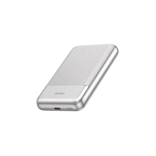 WIWU Powerbank – 10000 mAh Silver Seraph Blanco