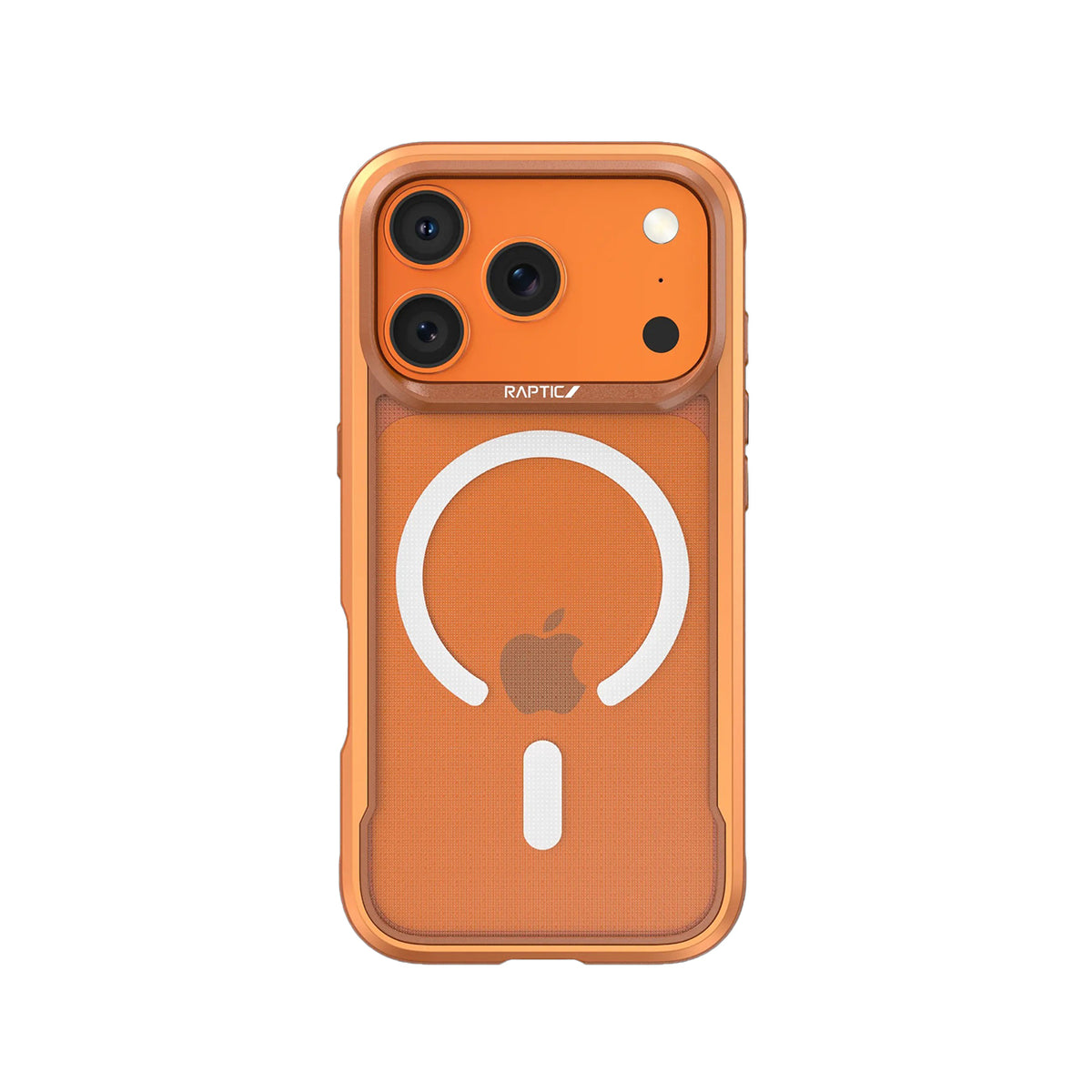RAPTIC Funda Shield Classic para iPhone 17 Pro Max/18 Pro Max Compatible con MagSafe, Naranja
