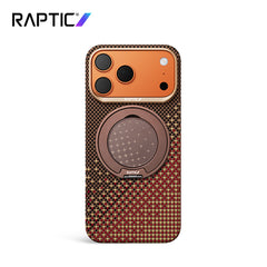 RAPTIC Magnetic Ring Holder – FreeFlow Serenity Amber, MagSafe Compatible and Comfortable Use