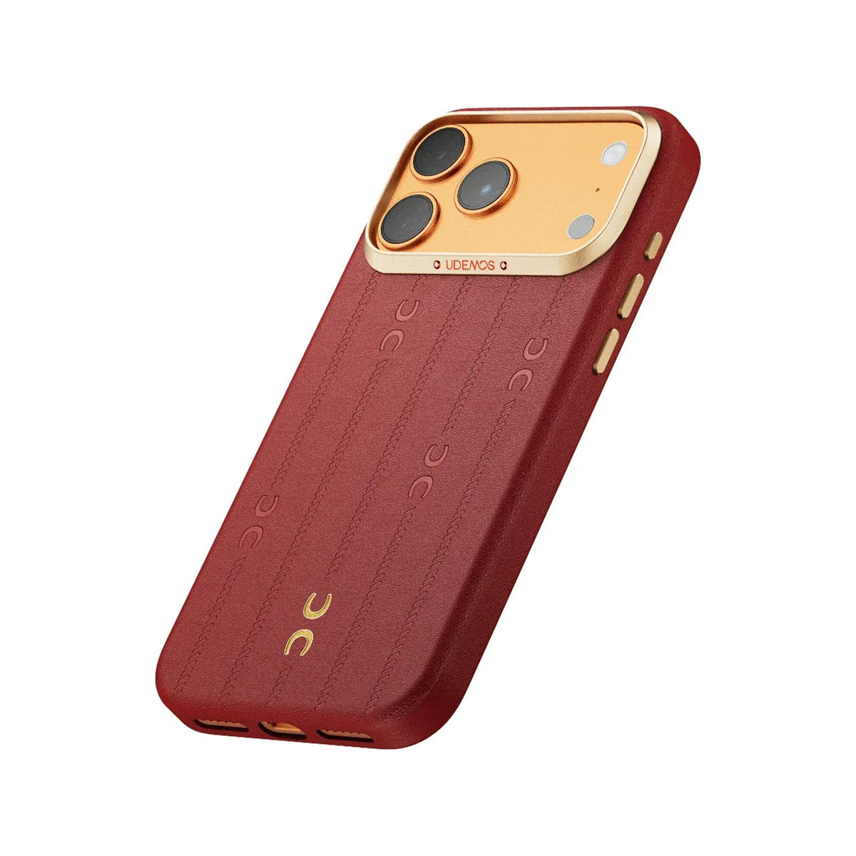 UDEMOS iPhone 17 Pro Max Case – MagSafe Compatible Wind Red Cover, Protection and Precise Fit