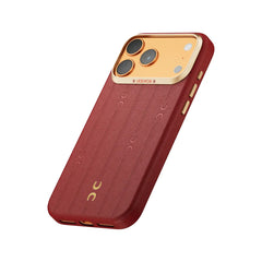 UDEMOS Funda para iPhone 17 Pro – Carcasa Compatible con MagSafe Wind Roja, Protección y Ajuste Preciso