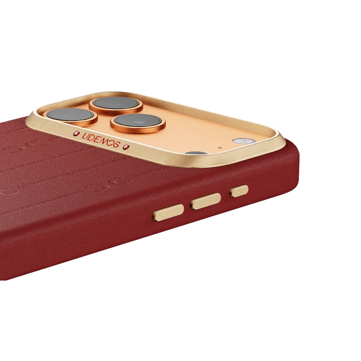 UDEMOS iPhone 17 Pro Case - Compatible with MagSafe Wind Red, Protective and Precise Fit