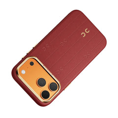 UDEMOS Funda para iPhone 17 Pro Max – Carcasa Compatible con MagSafe Wind Roja, Protección y Ajuste Preciso