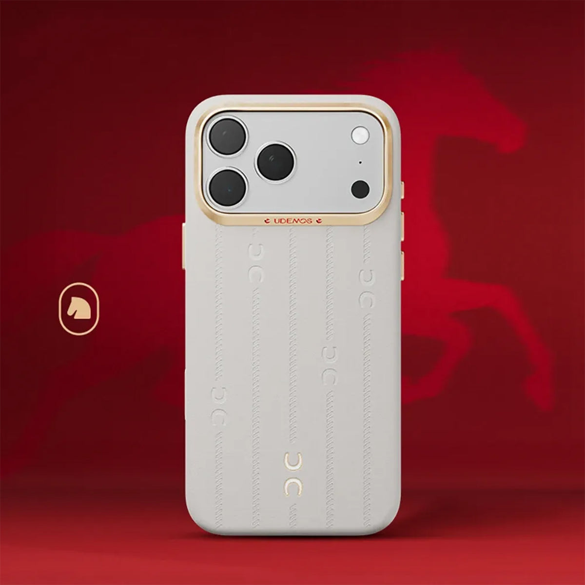 UDEMOS iPhone 17 Pro Max Case - Compatible with MagSafe Wind White, Protective and Precise Fit
