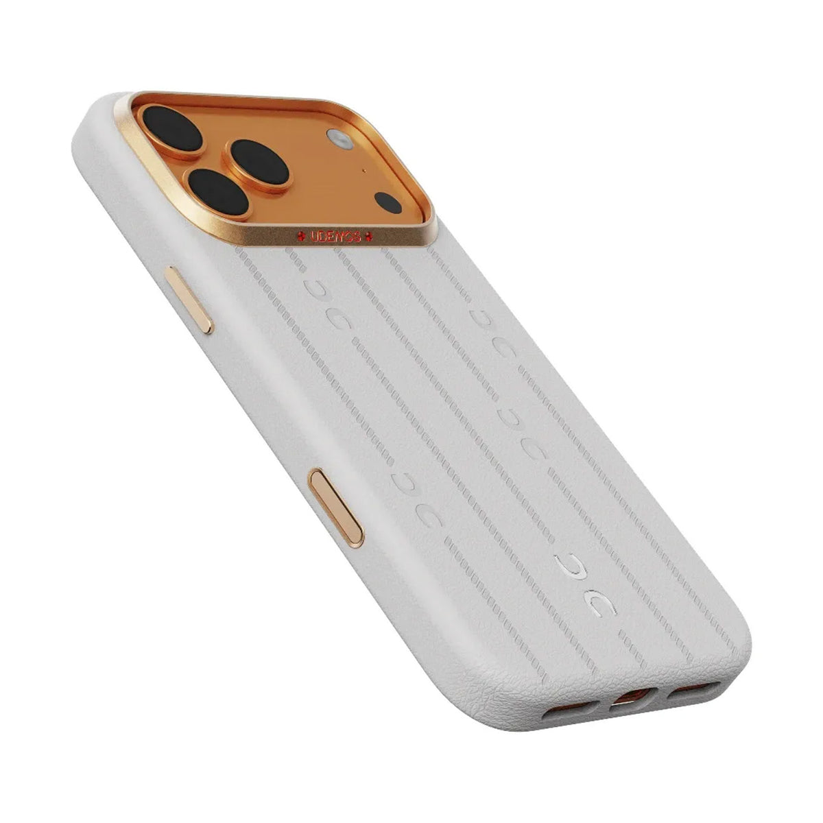 UDEMOS iPhone 17 Pro Max Case - Compatible with MagSafe Wind White, Protective and Precise Fit