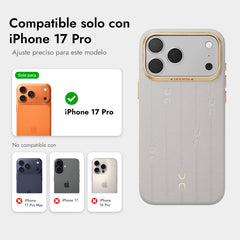 UDEMOS iPhone 17 Pro Case - MagSafe Compatible White Wind Cover, Protection and Precise Fit