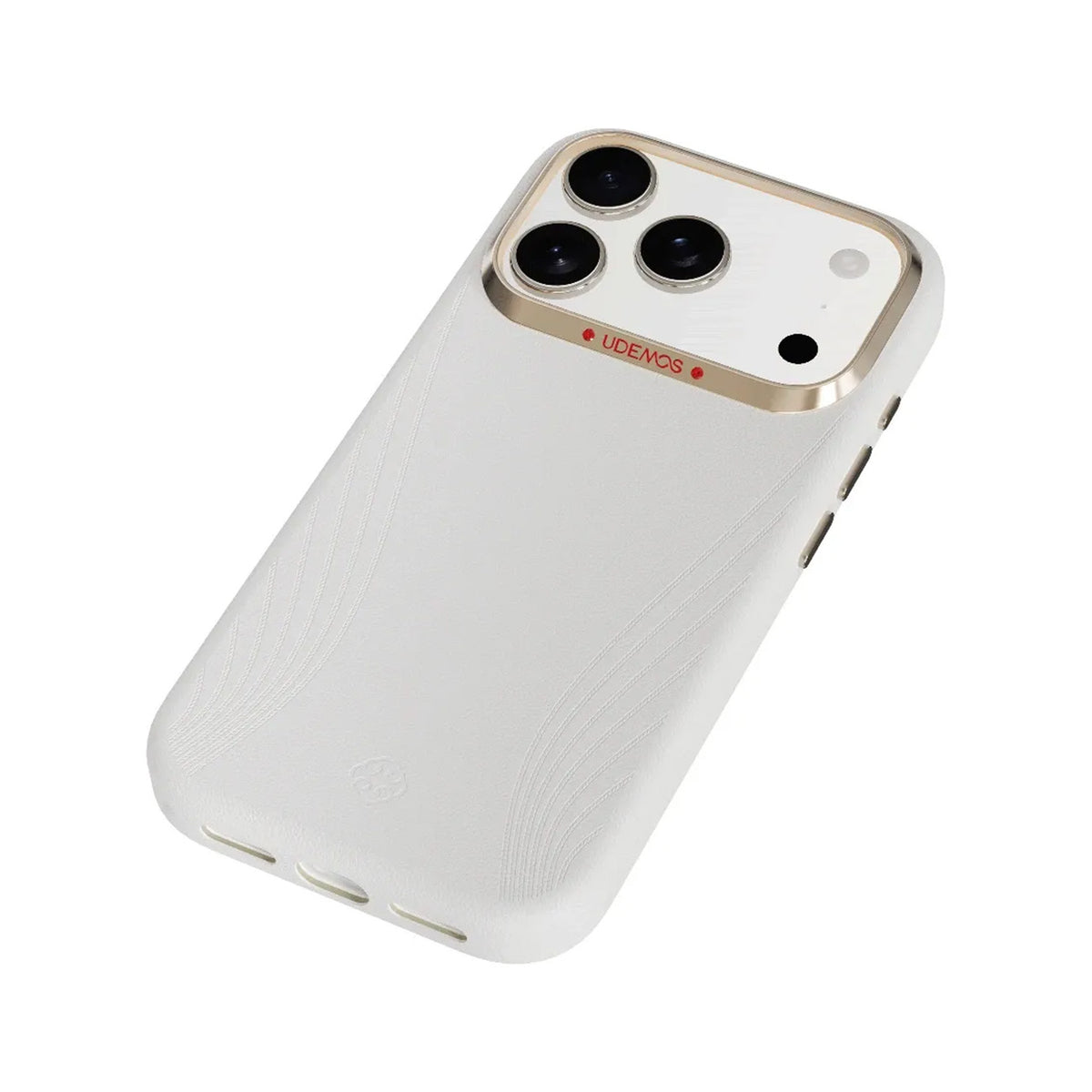 UDEMOS Funda Freedom para iPhone 17 Pro/18 Pro Compatible con MagSafe, Blanca