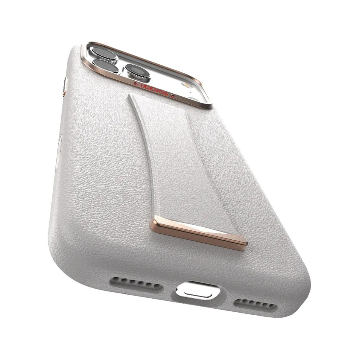 UDEMOS Funda Independence para iPhone 17 Pro Max/18 Pro Max Compatible con MagSafe, Blanca