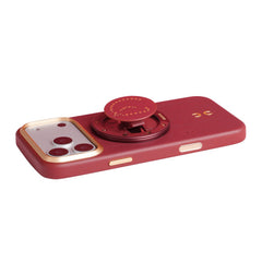UDEMOS Soporte Anilla Magnética – Ring Stand FreeFlow Wind Rojo, Compatible con MagSafe y Uso Cómodo