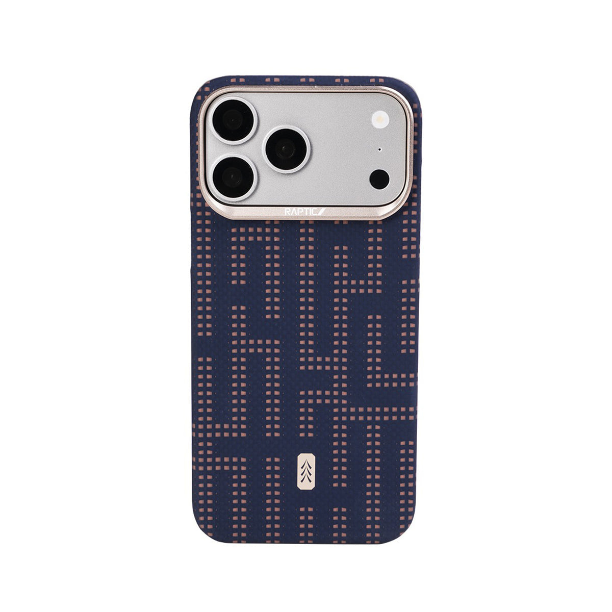 RAPTIC Funda Skin de Fibra de Aramida para iPhone 17 Pro Max/18 Pro Max Compatible con MagSafe, Grid Wisdom