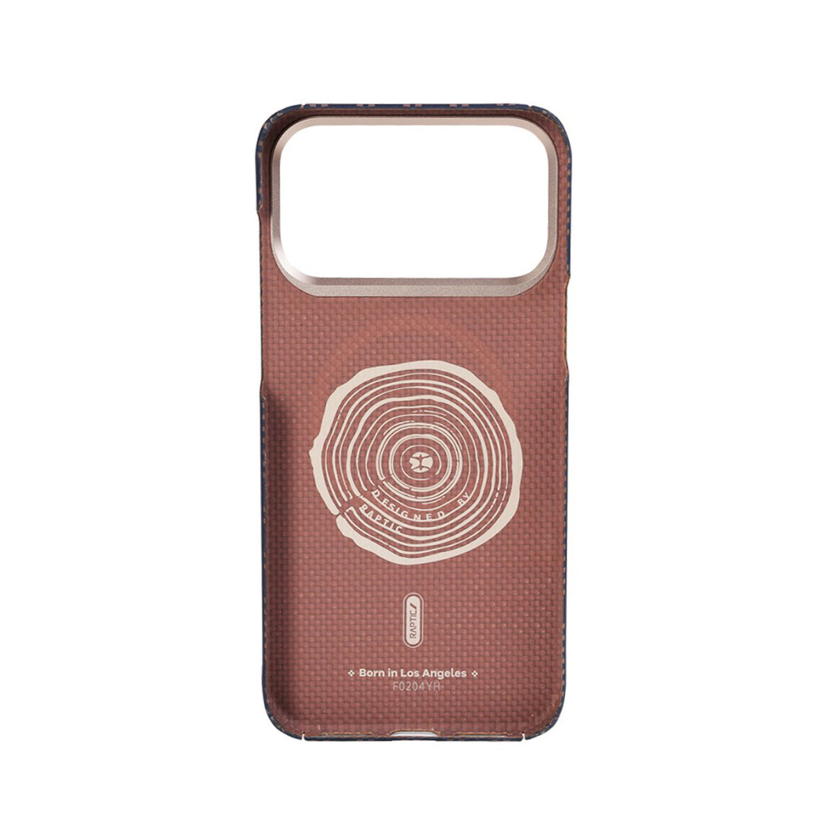 RAPTIC Funda Skin de Fibra de Aramida para iPhone 17 Pro Max/18 Pro Max Compatible con MagSafe, Grid Wisdom