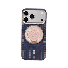 RAPTIC Funda Skin de Fibra de Aramida para iPhone 17 Pro Compatible con MagSafe, Grid Wisdom