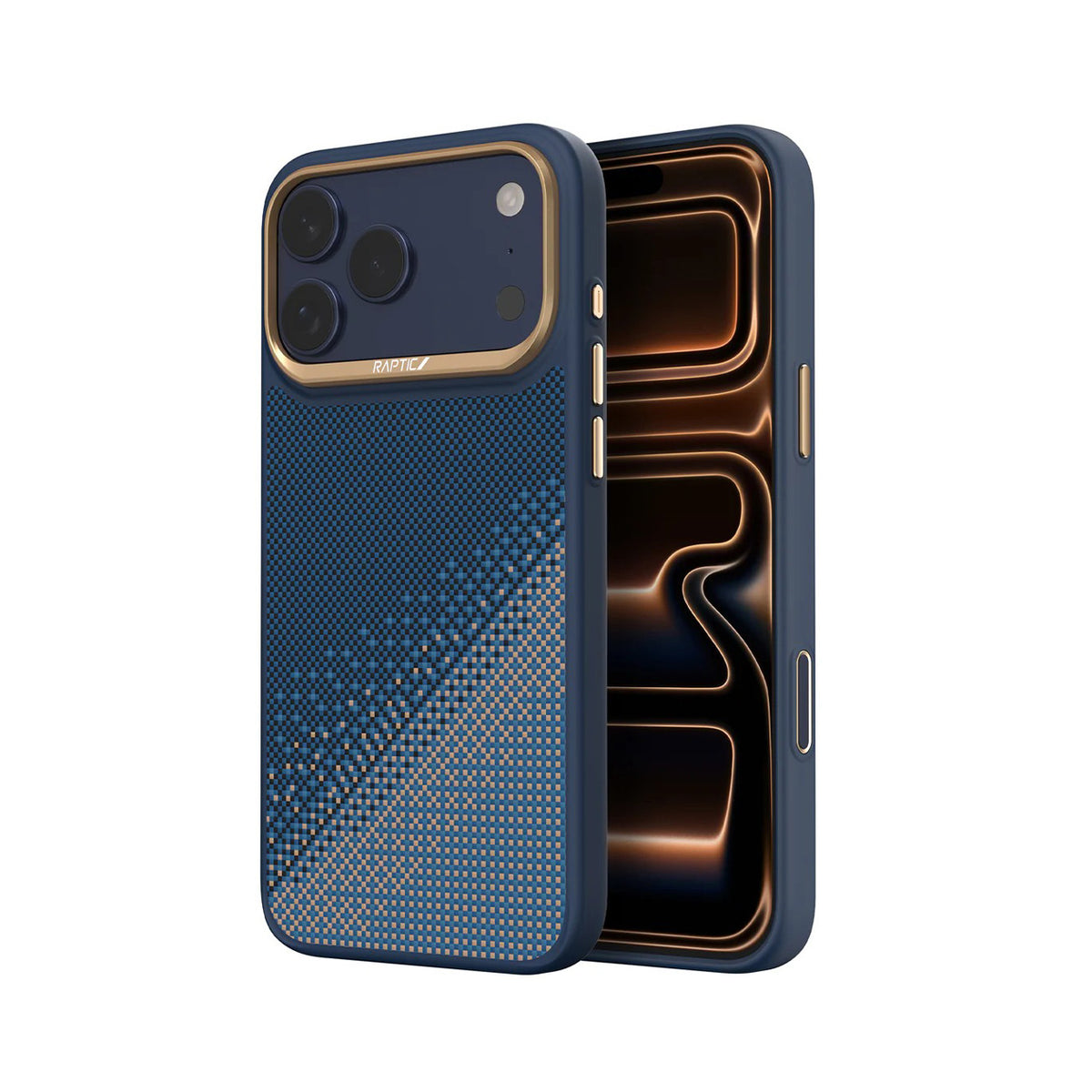RAPTIC Funda Dual de Fibra de Aramida para iPhone 17 Pro Max/18 Pro Max Compatible con MagSafe, Serenity Emerald