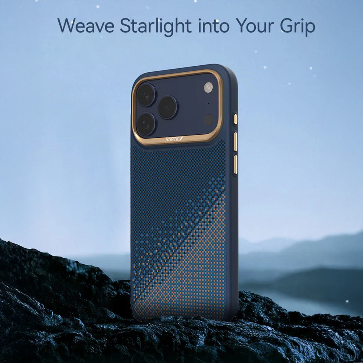 RAPTIC Funda Dual de Fibra de Aramida para iPhone 17 Pro/18 Pro Compatible con MagSafe, Serenity Emerald