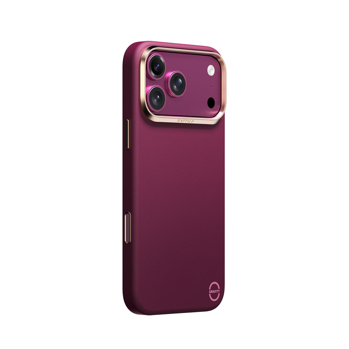 RAPTIC Funda Urban Nano para iPhone 18 Pro Compatible con MagSafe, Dark Cherry