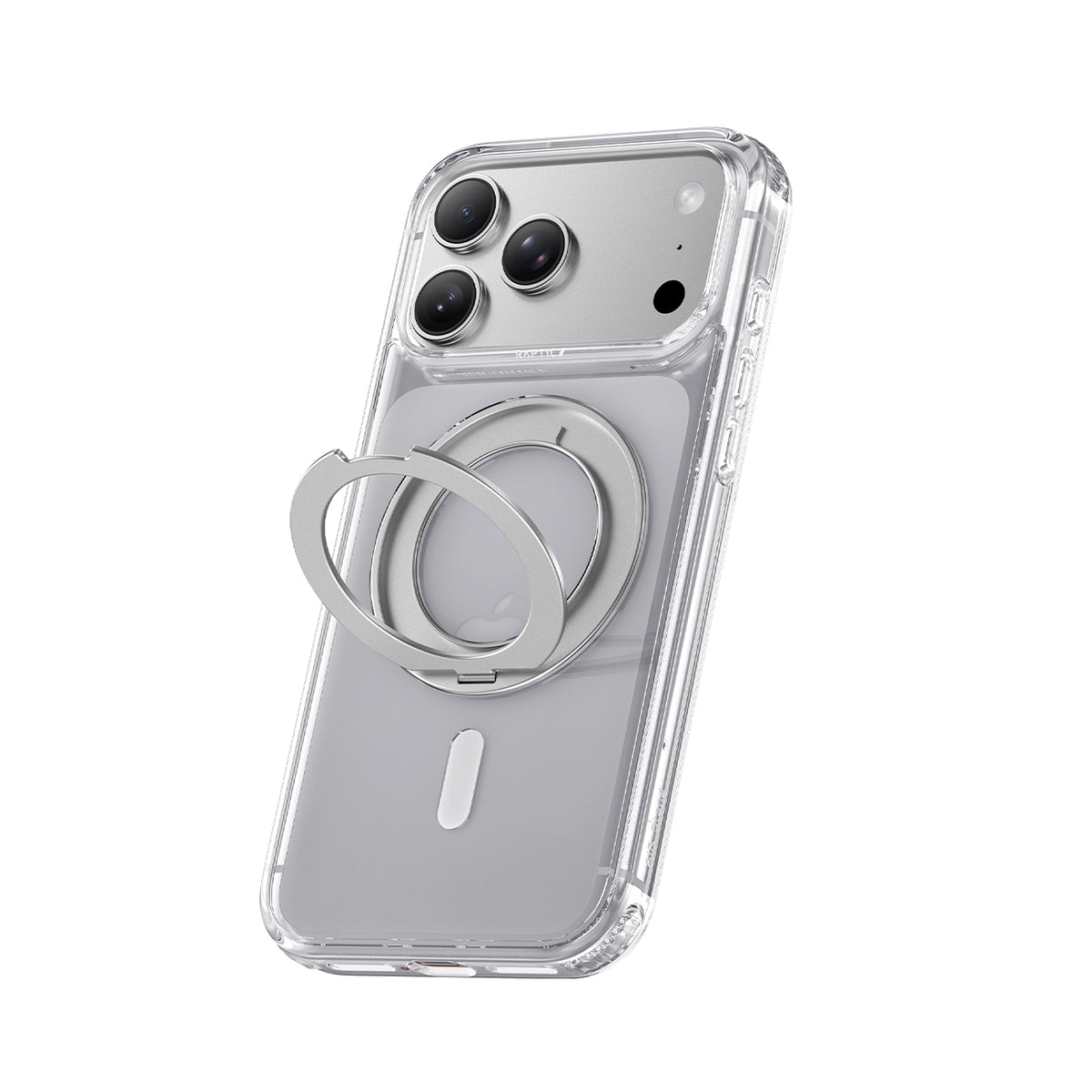 RAPTIC Funda Air Stand para iPhone 18 Pro Compatible con MagSafe, Transparente