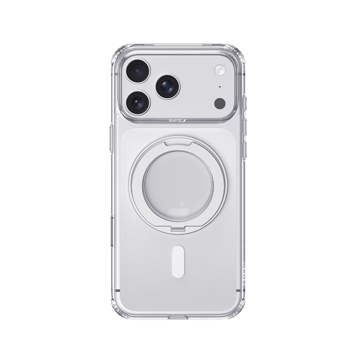 RAPTIC Funda Air Stand para iPhone 18 Pro Max Compatible con MagSafe, Transparente