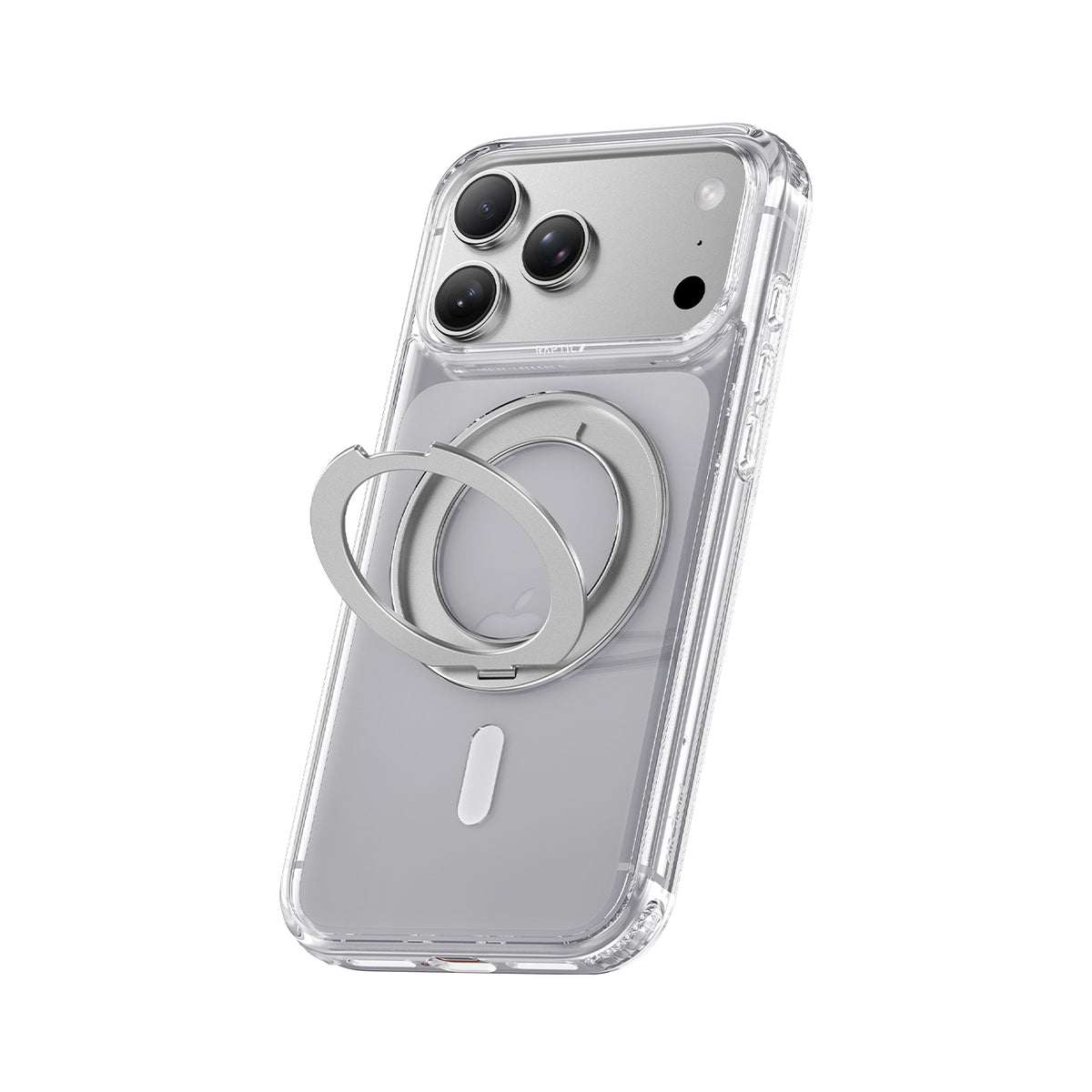 RAPTIC Funda Air Stand para iPhone 18 Pro Max Compatible con MagSafe, Transparente