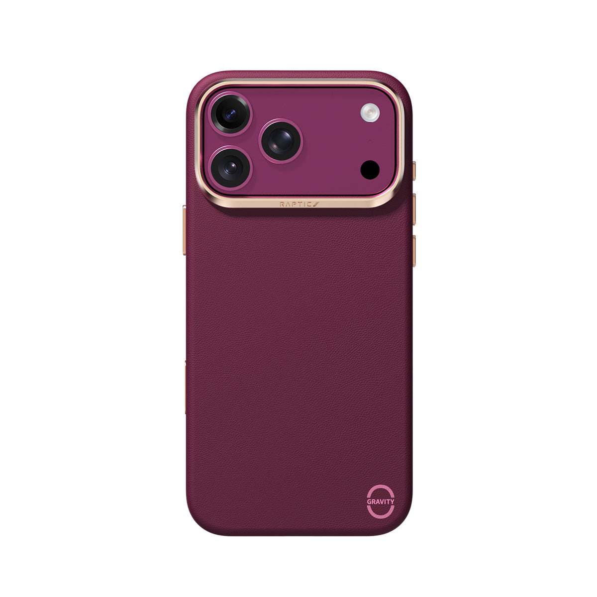 RAPTIC Funda Urban Nano para iPhone 18 Pro Max Compatible con MagSafe, Dark Cherry