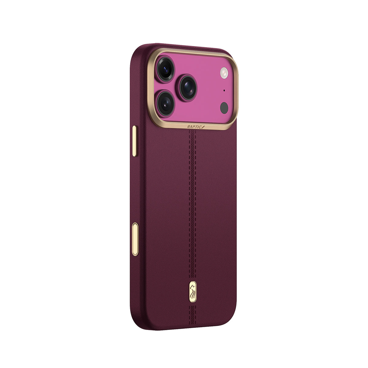 RAPTIC Funda Urban Nav para iPhone 18 Pro Compatible con MagSafe, Dark Cherry