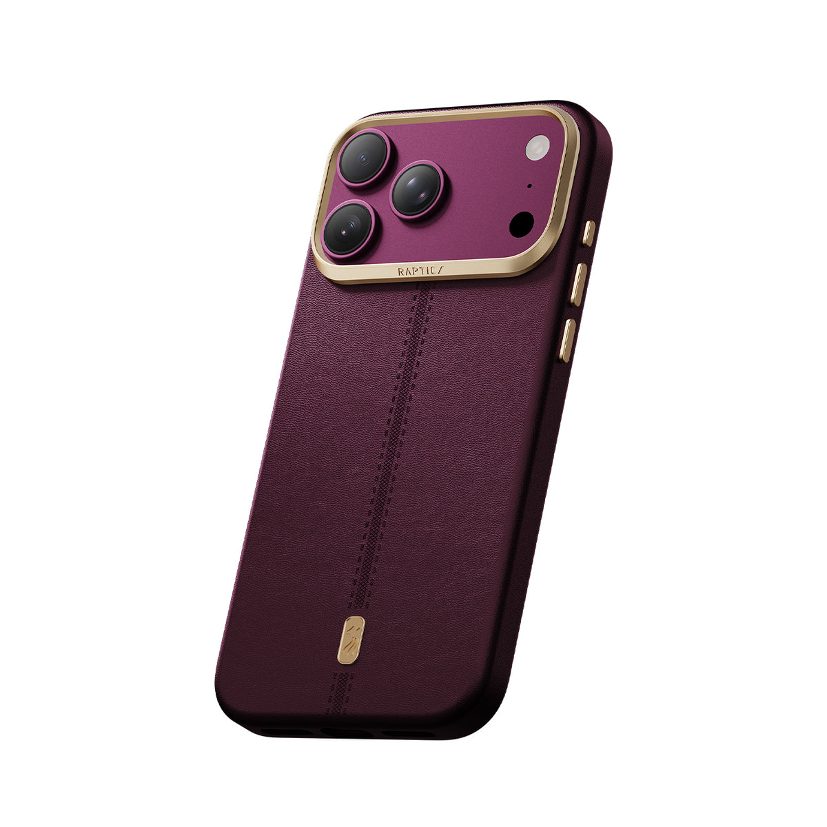 RAPTIC Funda Urban Nav para iPhone 18 Pro Max Compatible con MagSafe, Dark Cherry