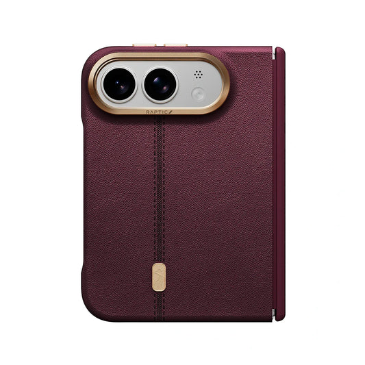 RAPTIC Funda Urban Nav para iPhone Duo Compatible con MagSafe, Burdeos