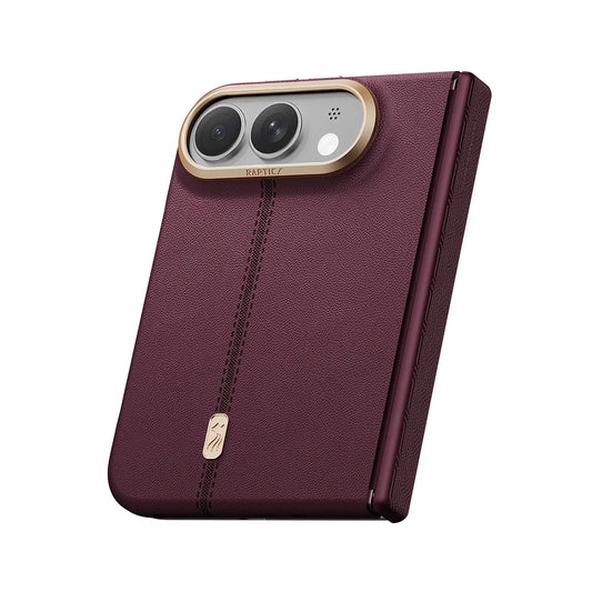 RAPTIC Funda Urban Nav para iPhone Duo Compatible con MagSafe, Burdeos