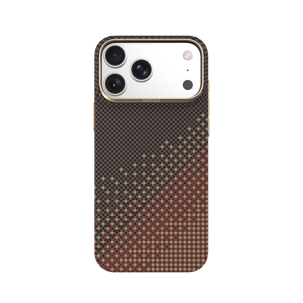 RAPTIC Funda Skin de Fibra de Aramida para iPhone 18 Pro Compatible con MagSafe, Serenity Amber