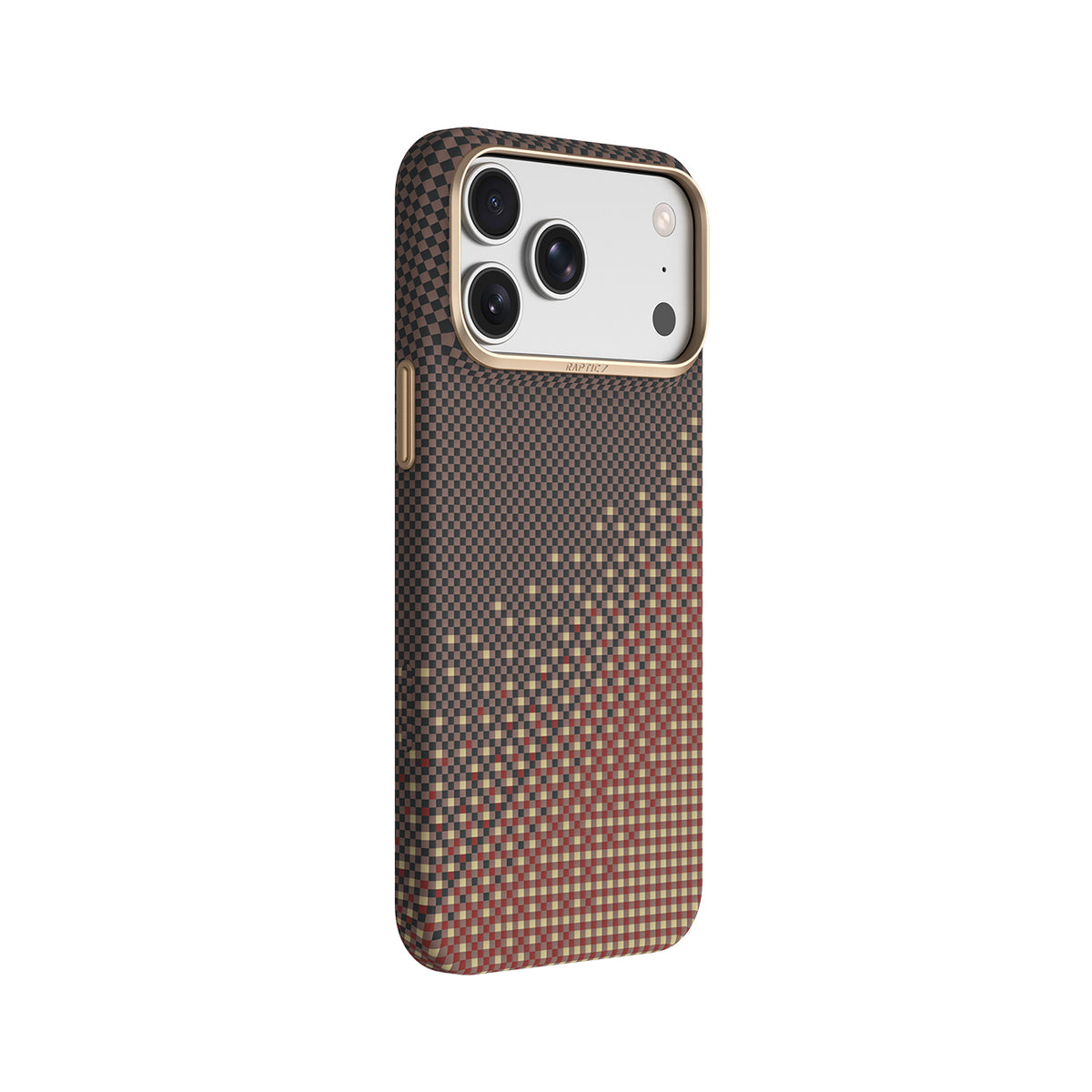 RAPTIC Funda Skin de Fibra de Aramida para iPhone 18 Pro Compatible con MagSafe, Serenity Amber