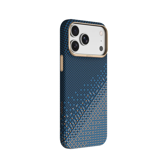 RAPTIC Funda Skin de Fibra de Aramida para iPhone 18 Pro Compatible con MagSafe, Serenity Emerald