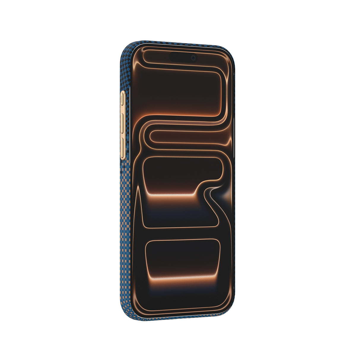RAPTIC Funda Skin de Fibra de Aramida para iPhone 18 Pro Compatible con MagSafe, Serenity Emerald