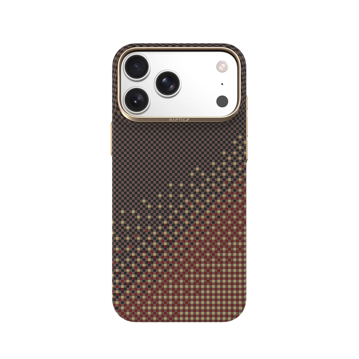 RAPTIC Funda Skin de Fibra de Aramida para iPhone 18 Pro Max Compatible con MagSafe, Serenity Amber