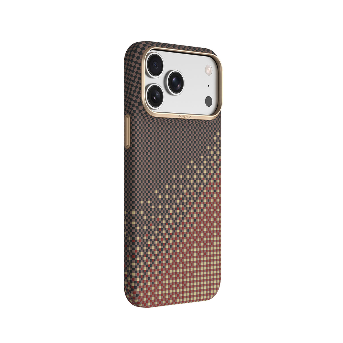 RAPTIC Funda Skin de Fibra de Aramida para iPhone 18 Pro Max Compatible con MagSafe, Serenity Amber