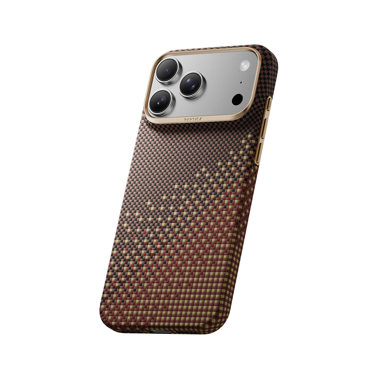 RAPTIC Funda Skin de Fibra de Aramida para iPhone 18 Pro Max Compatible con MagSafe, Serenity Amber