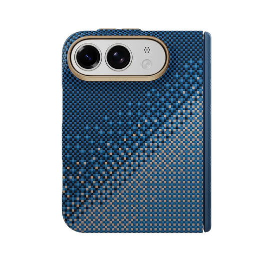 RAPTIC Funda Skin-Pro de Fibra de Aramida para iPhone Duo Compatible con MagSafe, Esmeralda