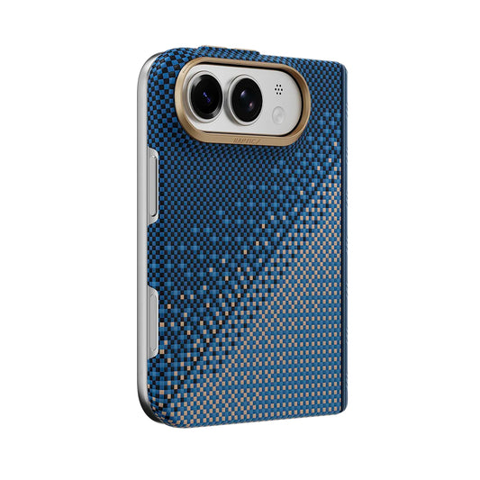 RAPTIC Funda Skin-Pro de Fibra de Aramida para iPhone Duo Compatible con MagSafe, Esmeralda